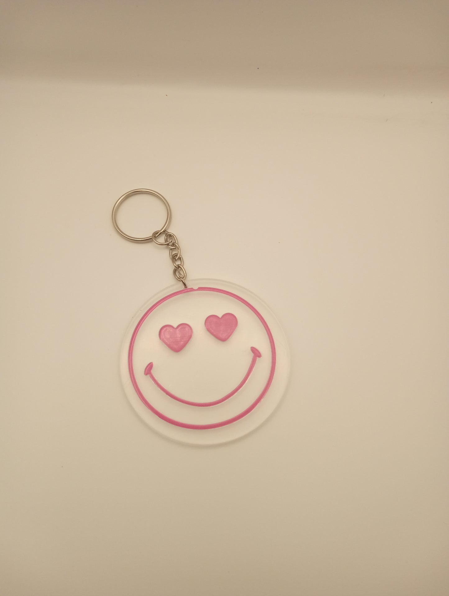 Happy Face Keychain - Smile Everywhere You Go!