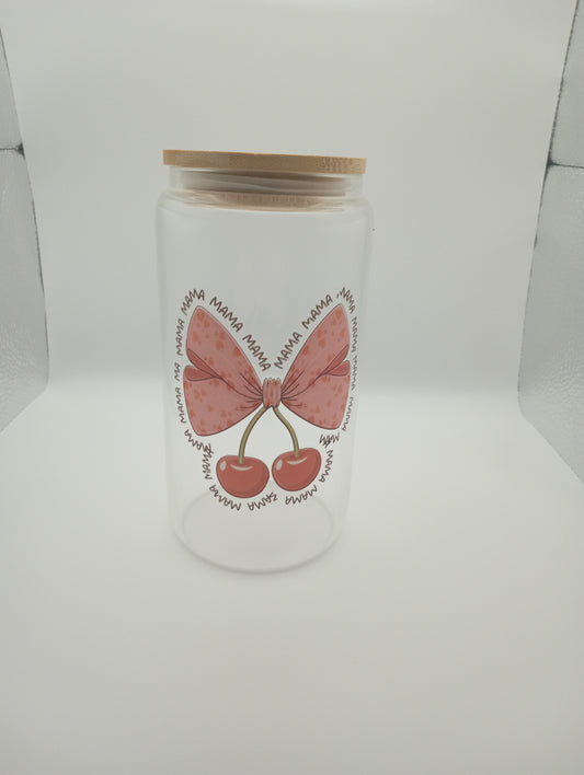 Custom cherry cup 16oz