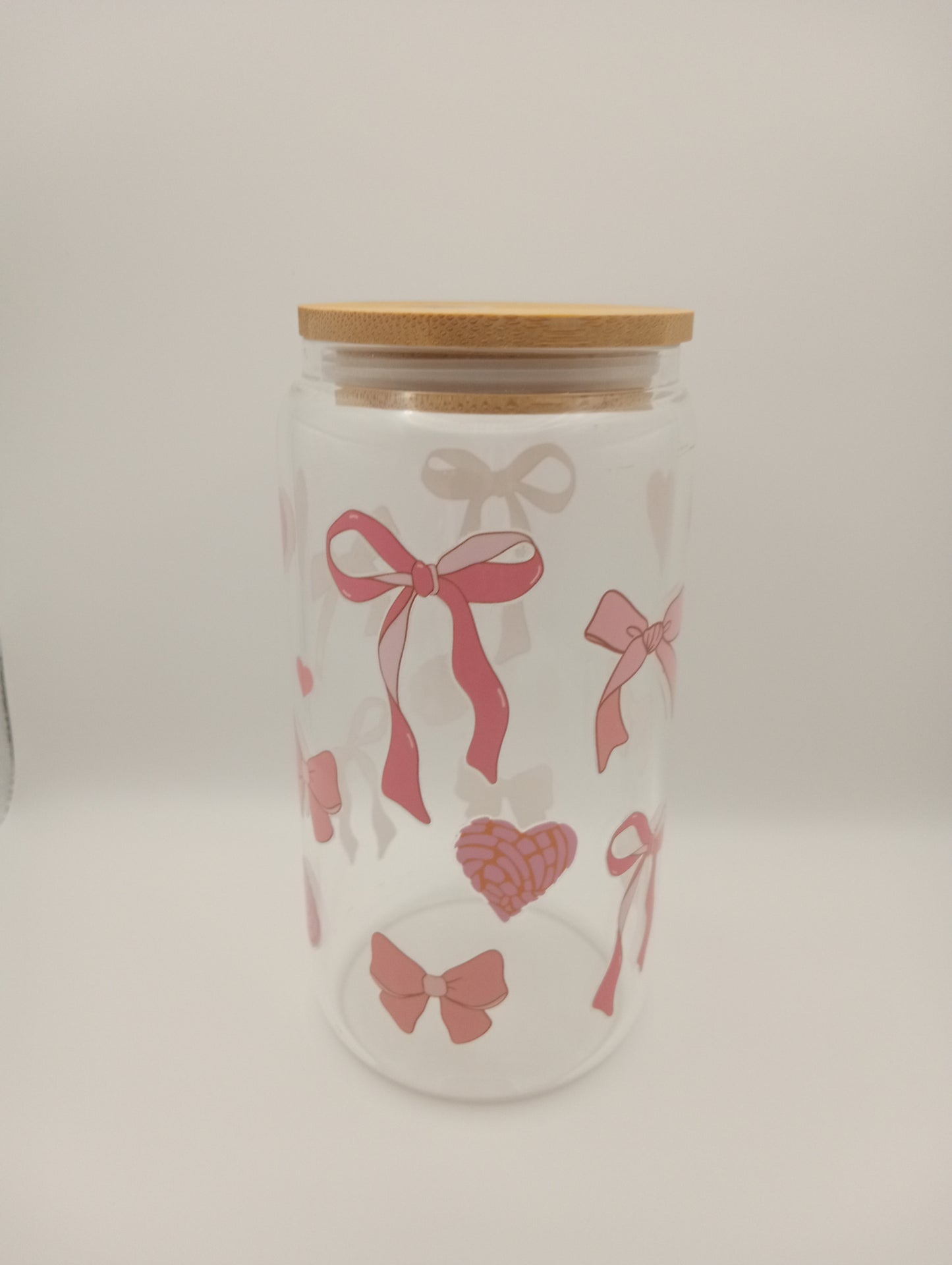 Bow themed 16oz tumbler